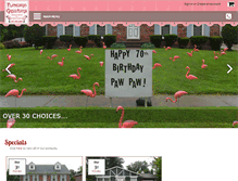 Tablet Screenshot of lawn-decoration-signs-birthday-anniversary-louisville.com